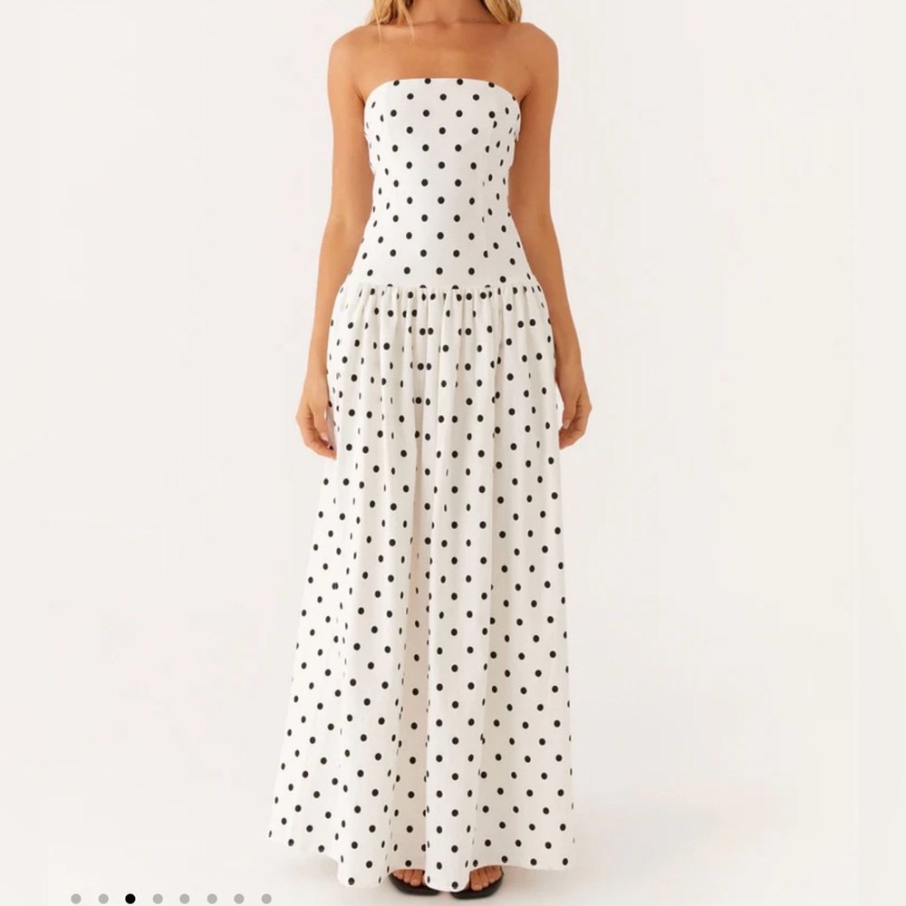 New Peppermayo Andorra polka dot maxi dress